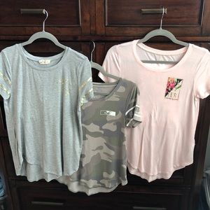 S/XS - Lot of 3 soft Hollister T-shirts - S/XS